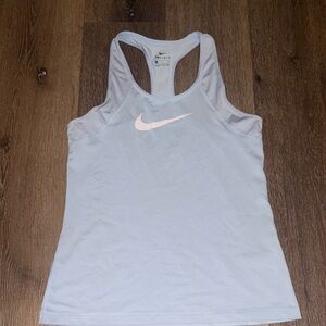 Nike Women's Sky Blue Racerback Tank Top